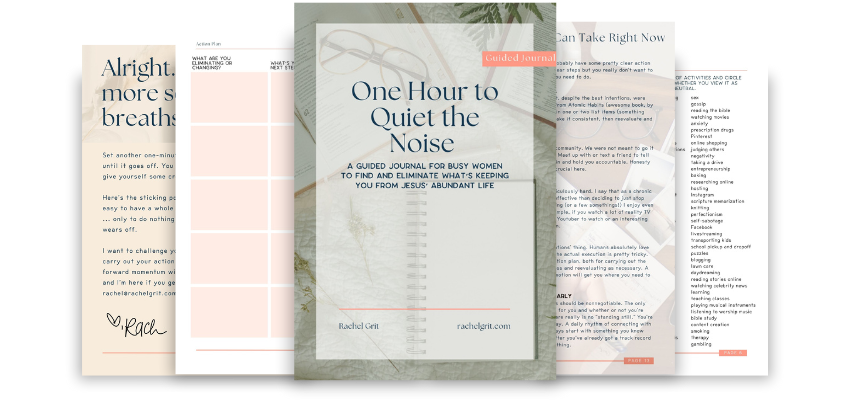 mockup of noise journal downloadable ebook